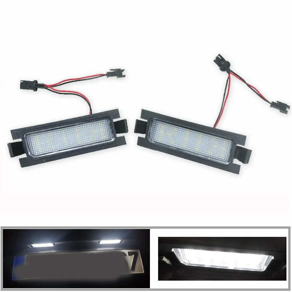 

2 Canbus 18SMD светодиодные лампочки для номерного знака для Hyundai I30 (GD) 2013 2014 2015 года, стиль модели