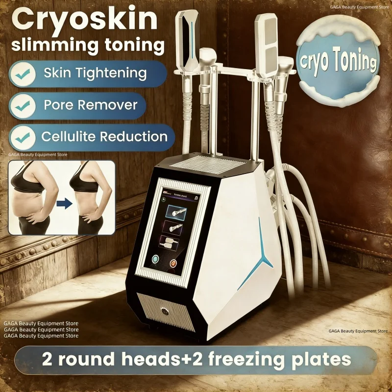 

Portable Non Invasive Cold and Heat Therapy Machine EMS Facial Beauty Device for Facial Firming and Body Shaping