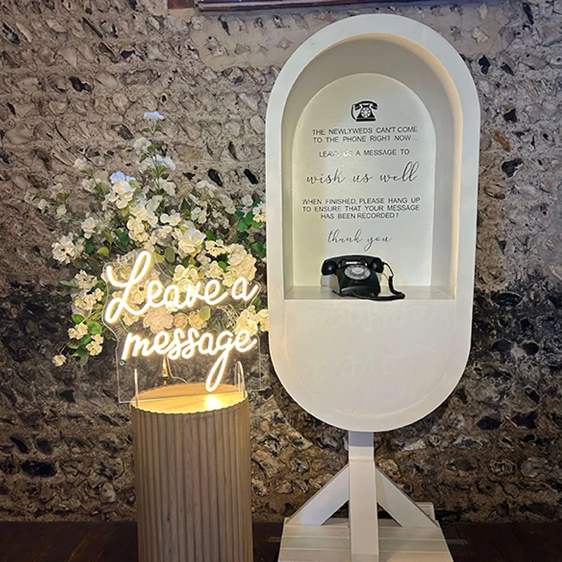 الصوت سجل الزوار كشك الهاتف الزفاف كشك الهاتف الصوت سجل الزوار رسالة الزفاف