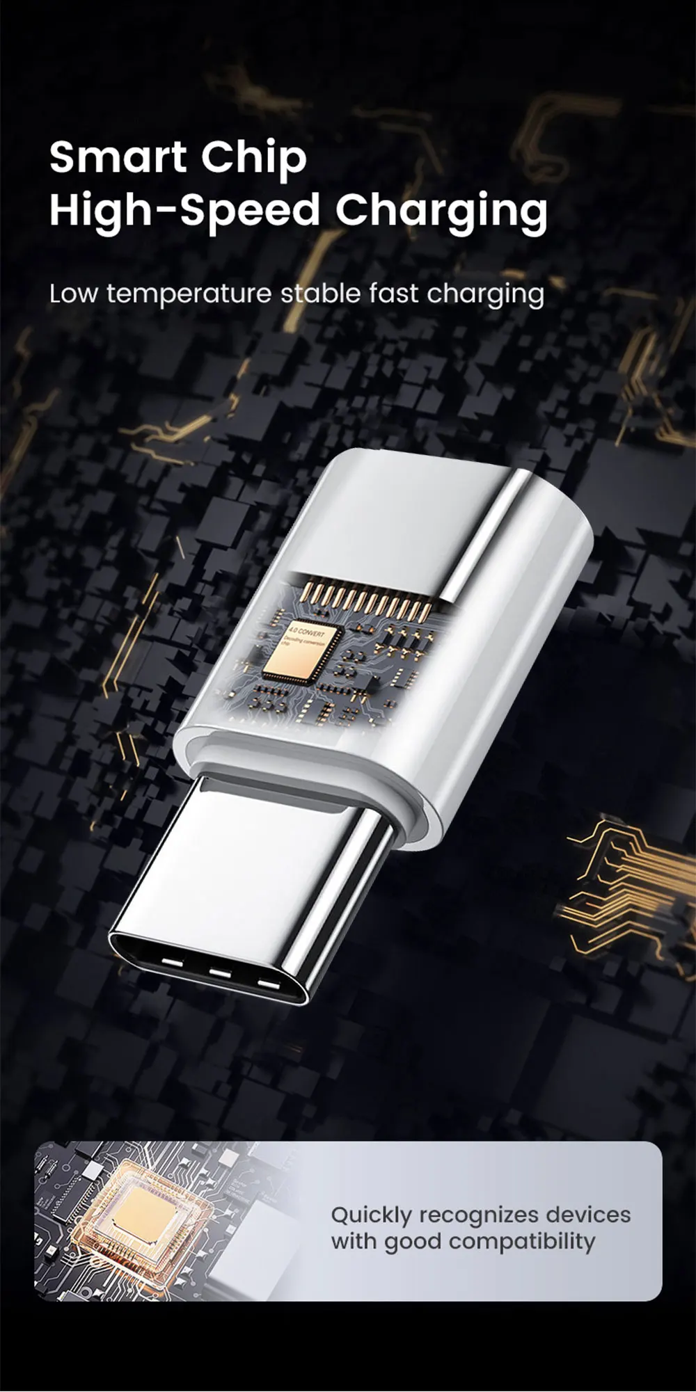 USB C To Lightning Adapter For iOS Male to Type C Female Converter Fast Charging For iPhone 16 Type C IOS Data Transfer Adapter