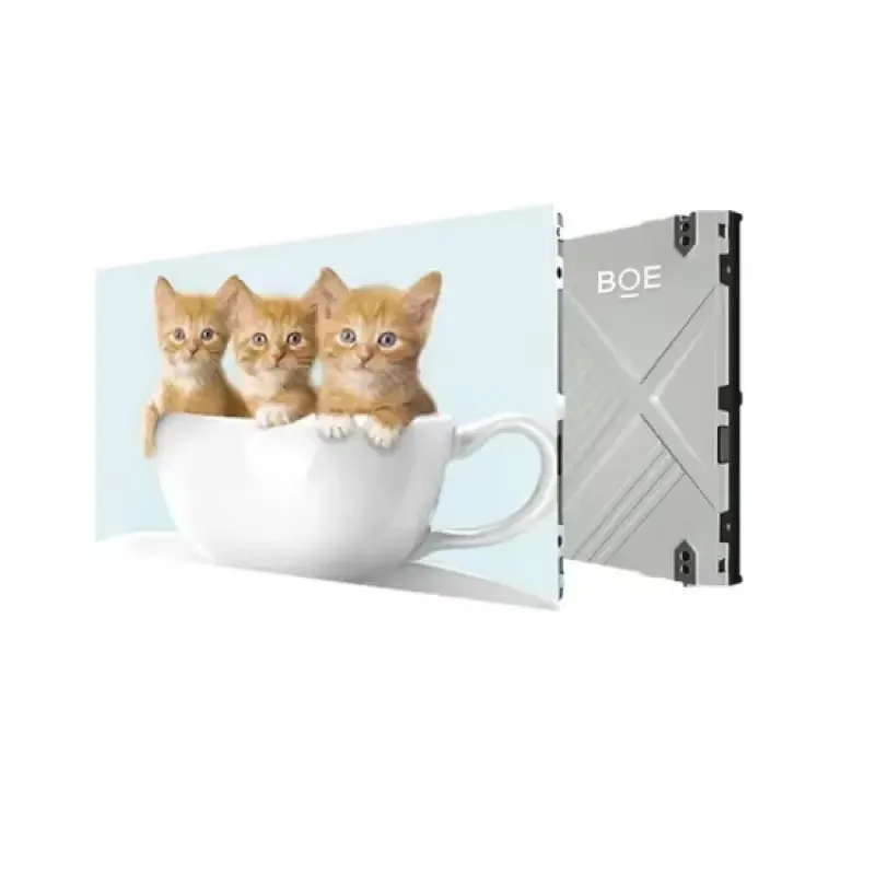 Glass Sticky Transparent LED Crystal Film Screen Flexible Full Color Display For Window Commercial Creative Advertising