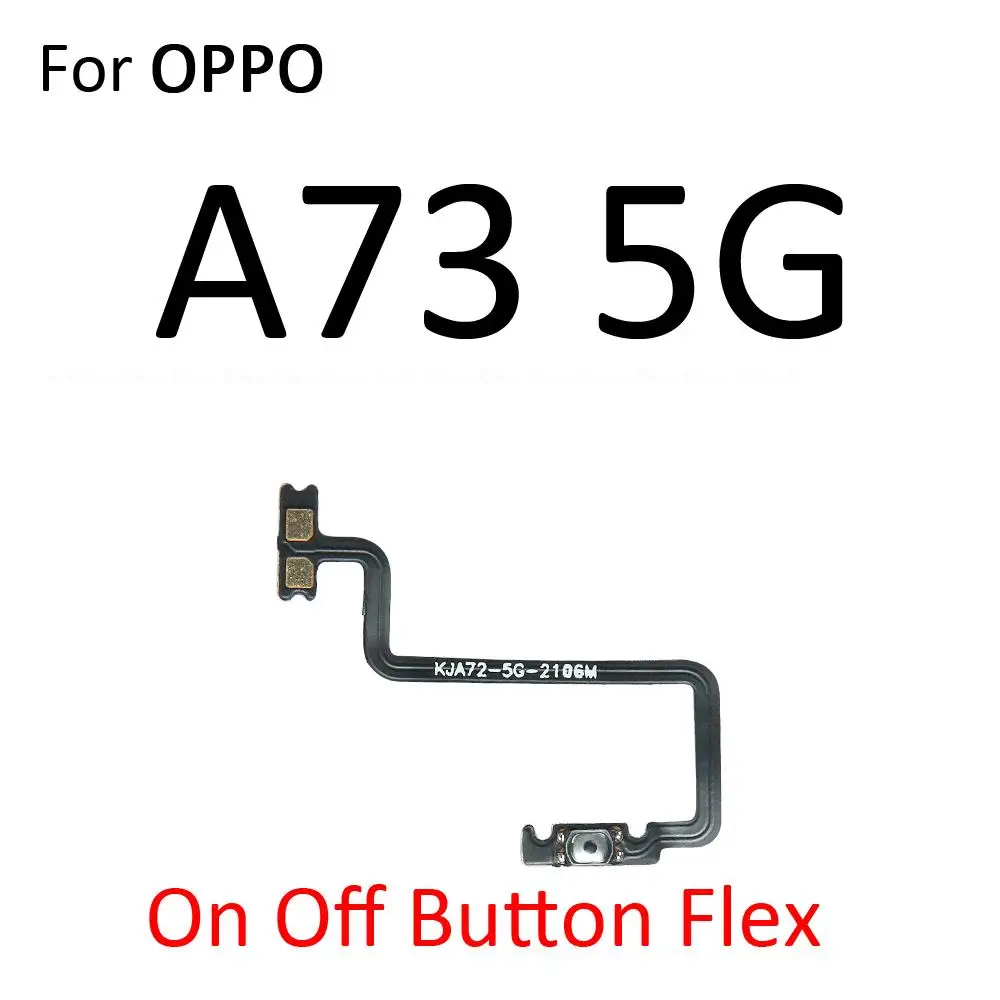 Volume Button Power Switch On Off Key Ribbon Flex Cable For OPPO A72 A73 A73s A74 4G 5G 2020 2017 Replacement Parts