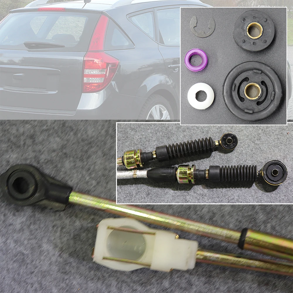 

Manual Gear Shift Selector Lever Linkage Cable End Rod Connector Shifter Bushing For Kia Cee'd ED Ceed 2012 2011 2009 2007 2006