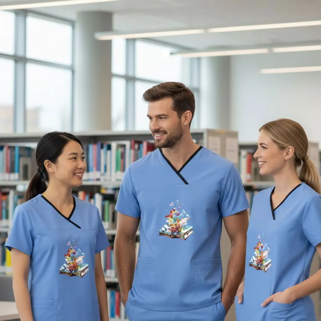 

Профессиональный медицинский костюм с коротким рукавом и разрезом для женщин, с индивидуальной печатью, для лабораторий и операционных, спецодежда для клинических специалистов