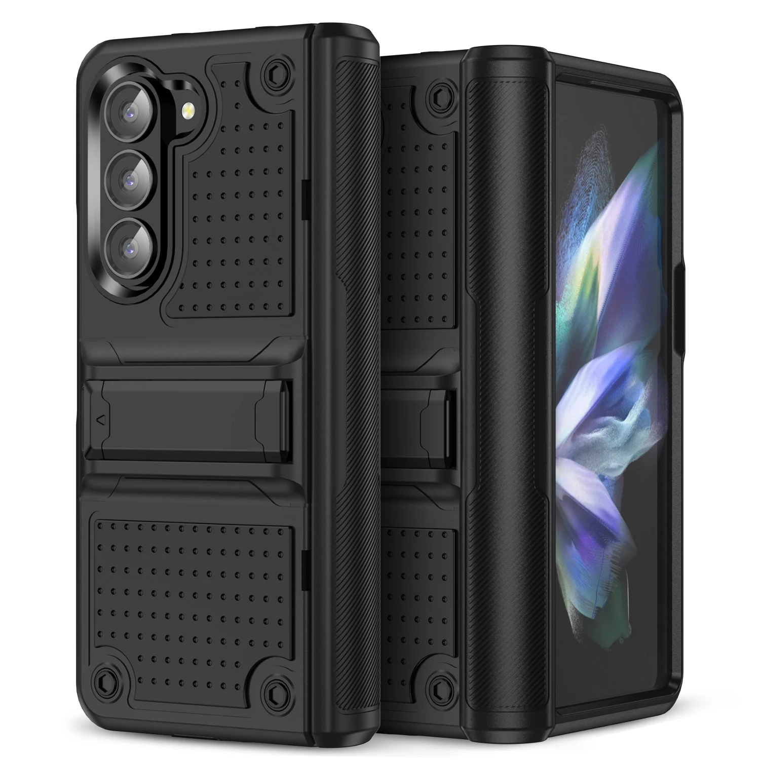 For Samsung Galaxy Z Fold5 Fold 6 5 fold6 Shockproof Hinge Matte Feeling Case for Samsung Galaxy Z Fold5 Cell Phone Cover