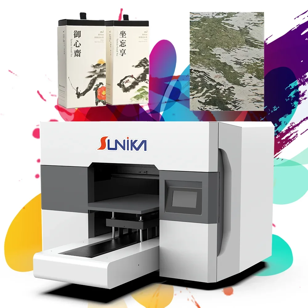 

Sunika Automatic Epson I3200 UV Inkjet Flatbed Printer Phone Case Logo Digital A3UV Printing Machine