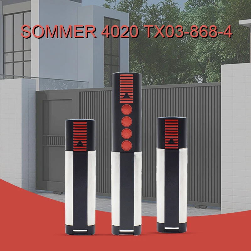 Sommer 868MHz Remote Control 4020 TX03-868-4 4026 TX03-868-2 Garage Door Remote Control Compatible 4025 4031 4035 APERTO 4021