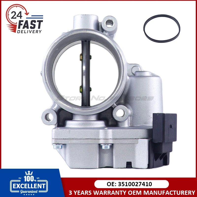 

OE 3510027410 35100-27410 Diesel Throttle Body Assembly with Motor and TPS For Hyundai Santafe Sonata Tucson Elandtra Kia Optima