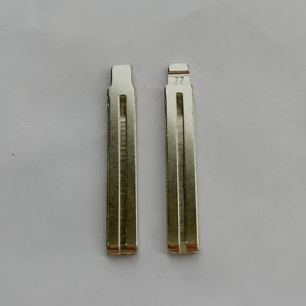 10Pcs #77 HY22 TOY48 Uncut Flip Key Blade Compatible KD VVDI Blank For Toyota Reiz Hyundai IX35 Kia Sorento K5 Remote Key