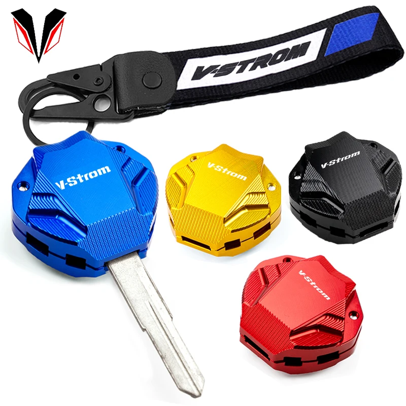 

For Suzuki V-Strom 650 1000 1050 800DE DL650 1050XT 1050DE Vstrom DL1050 DL 650 800 DE Motorcycle Key Cover Case Shell Keychain