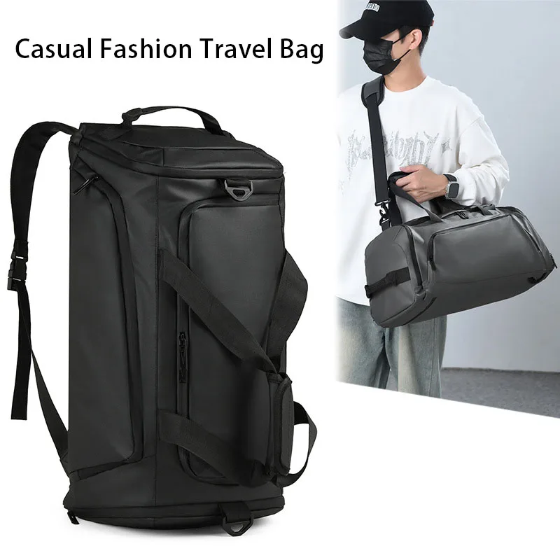 (Free Gift) 1 Piece Medium Fitness Bag, Wet and Dry Separation Handbag, Unisex Shoulder Bag, Training Sports Bag, Large Capacity Luggage Backpack, Business Trip Bag