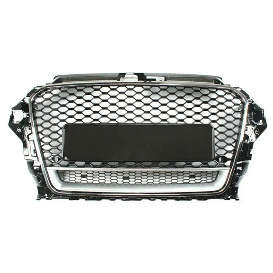 Honeycomb Grill Mesh for  A3/S3 8V 2014 2015 2016 RS3 for Quattro Style Hex Mesh Front Bumper Hood Grille New