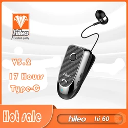 Hileo hi60 sem fio bluetooth fones de ouvido do carro chamada lembrar vibração clipe driver auriculares mãos livres f920 f910