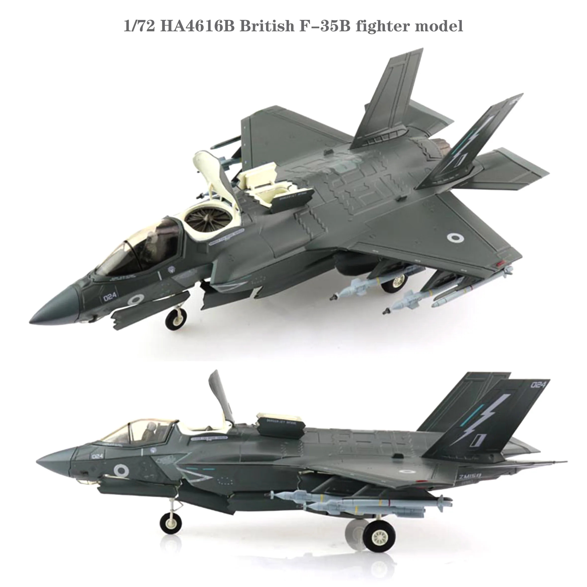 Fine 1/72 HA4616B British F-35B fighter model  Full mount mode  Alloy finished product collection model