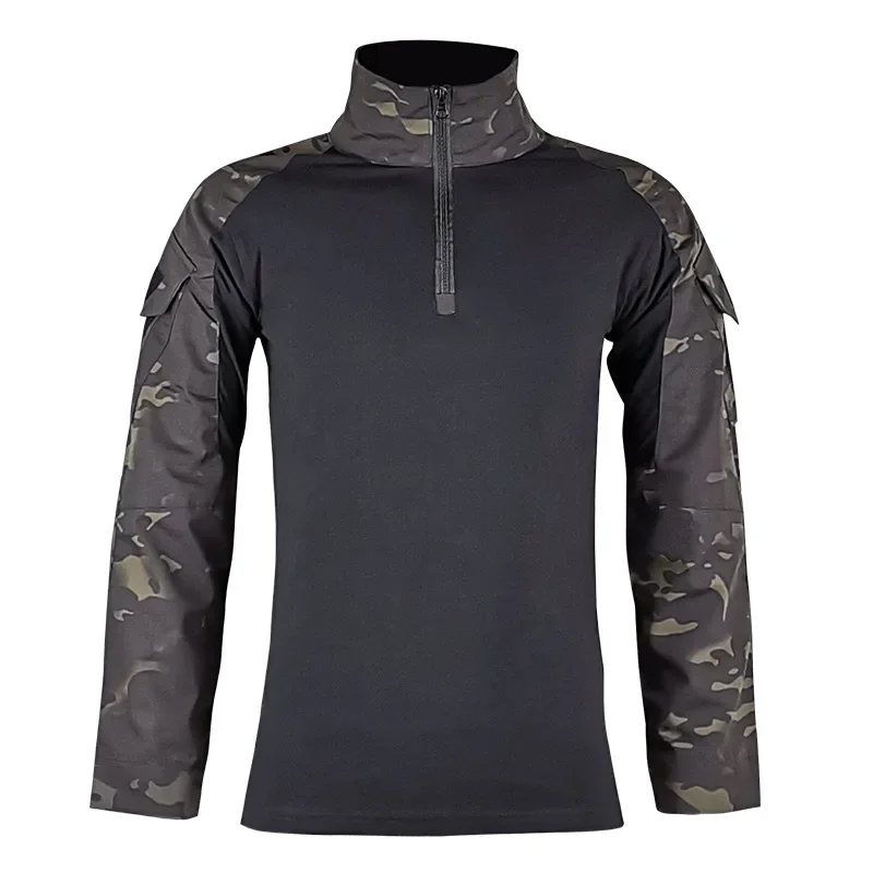 T-shirt militaire à manches longues, uniforme militaire softair respirant, chemise Dulskip CP CamSolomon