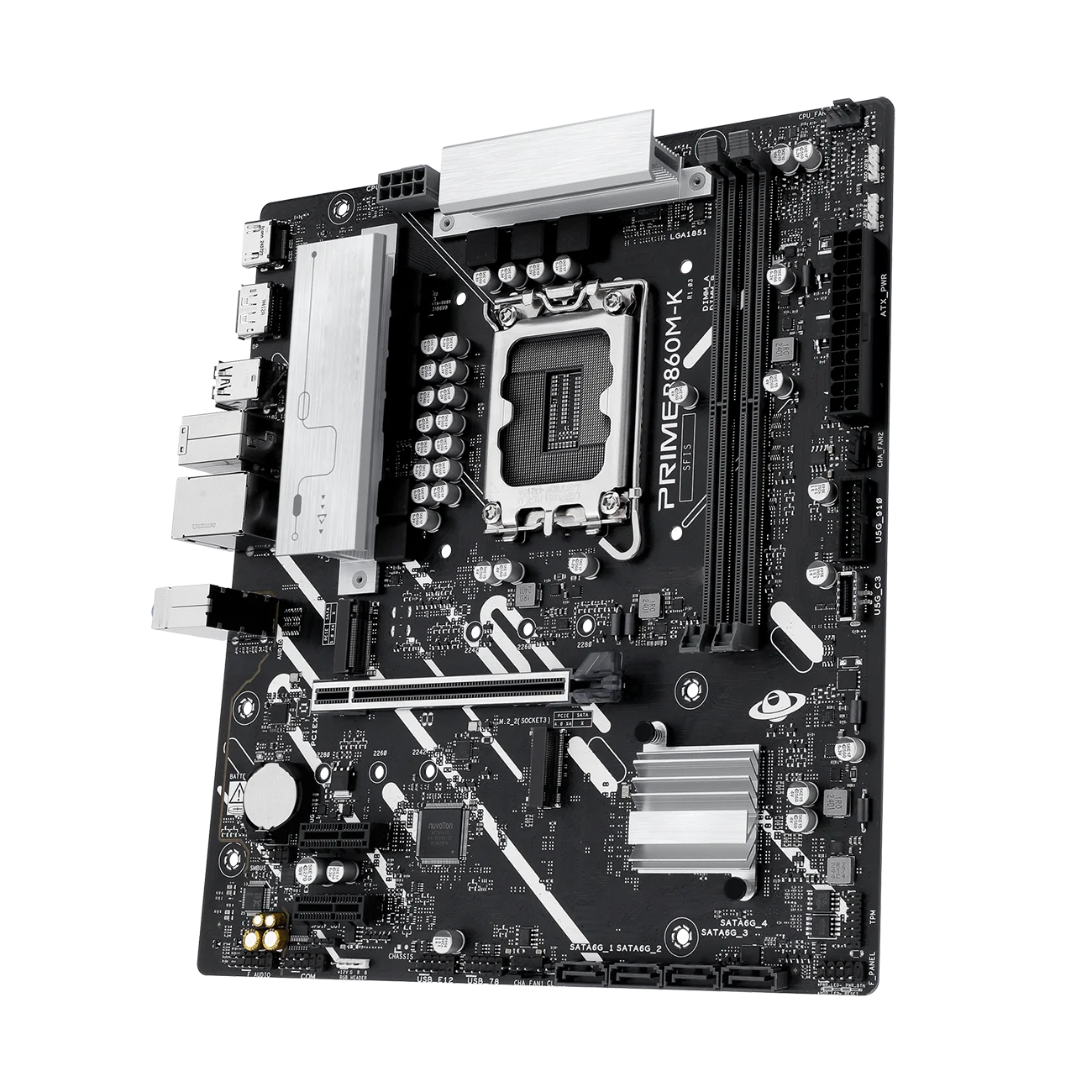 2025 New Release PRIME B860M-K DDR5 8800MT/s PCIe 5.0 USB 10Gbps LGA1851 CPU Ultra 265K 245K 285K Dual-Channel Desktop
