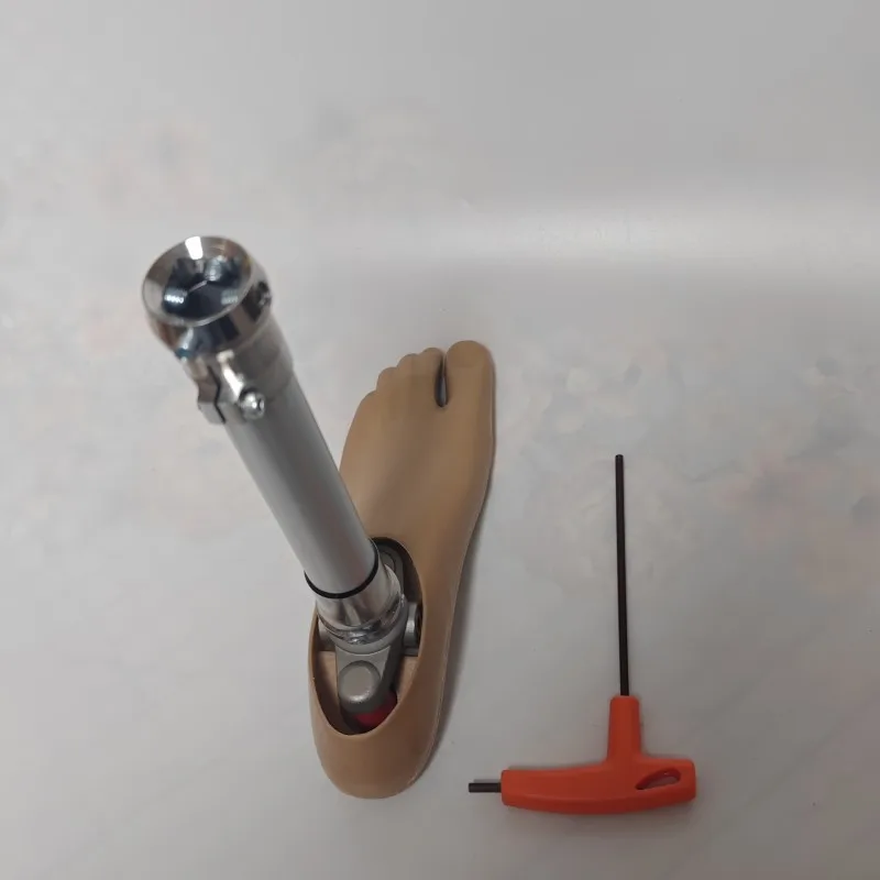 Prosthetic Leg Foot Set Double Hole Dynamic Ankle Stainless Steel Pylon Tube - Artificial Limb Parts for Below Knee Amputee