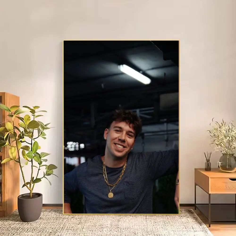 Popular Singer Q-Quevedo Cool Poster Versatile HD Waterproof Wall Art Self-Adhesive Decor for Any Space Ideal Gift