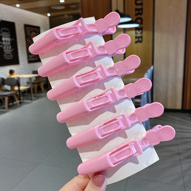 

6/8Pcs Colorful Alligator Hair Clips Clamps Hairdressing Professional Salon Hair Grip Crocodile Hairpins Hair Barber Accessories