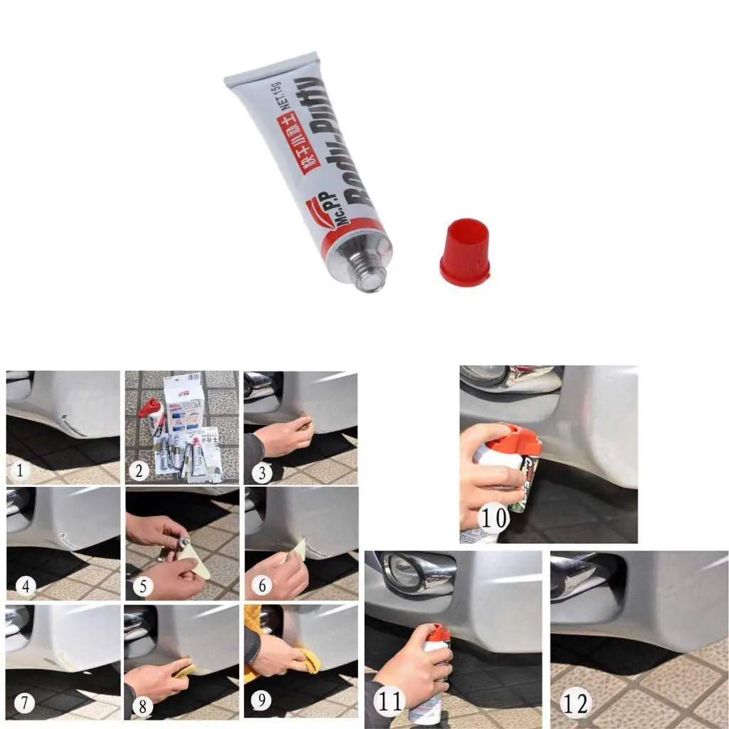 Car Body Putty Scratch Filler Painting Rep Pen Non Toxic Permanent Water Resistant Assistant Smooth Auto Tool