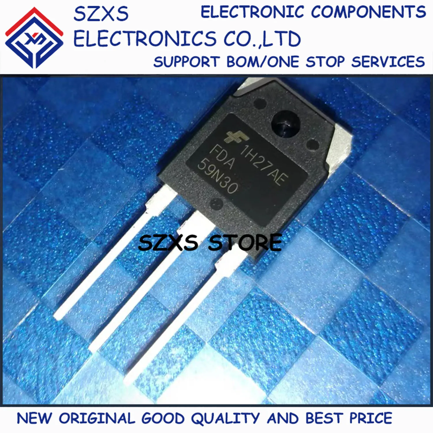 

New Original 10Pcs FDA59N30 TO-3P 300V 59A MOSFET Field Effect Transistor In Stock Electronic Components Good Quality