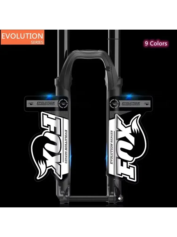 AliExpress NONE EVOLUTION Mountain Bike Fork Stickers MTB Speed Down Latest Front Fork Decals Bicycle Waterproof Stickers Decoration