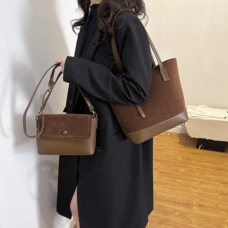우아한 가죽 여성용 숄더백 하이 엔드 럭셔리 브랜드 패셔너블 클래식 파리 절묘한 스티치 빈티지 가방 ​