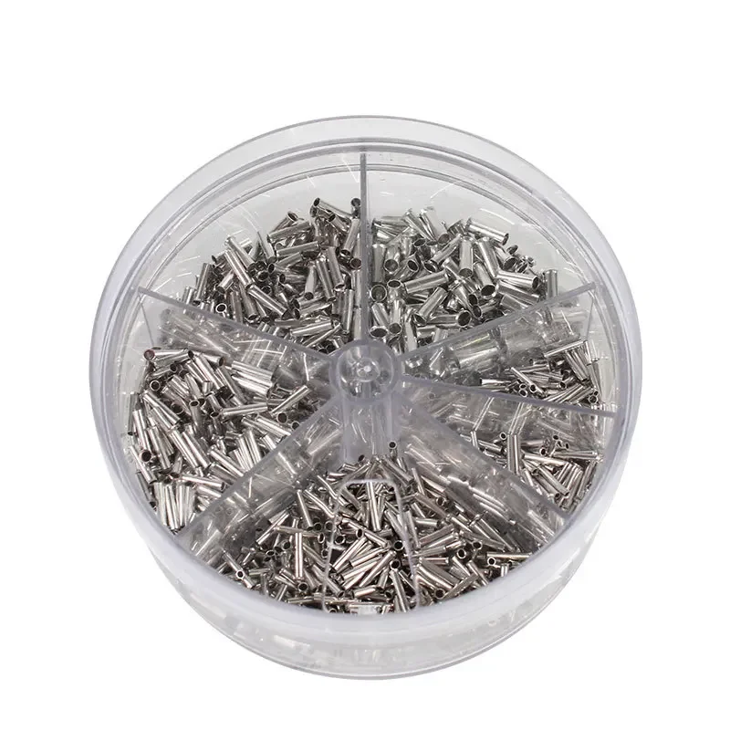 PZ 0,25–2,5 mm2 Aderendhülsen Crimpzange Deutsch Mini Crimper Zange Kabel Kabel Drahtendhülsen mit 1900 Stück Rohrklemmen-Set – Detail 5