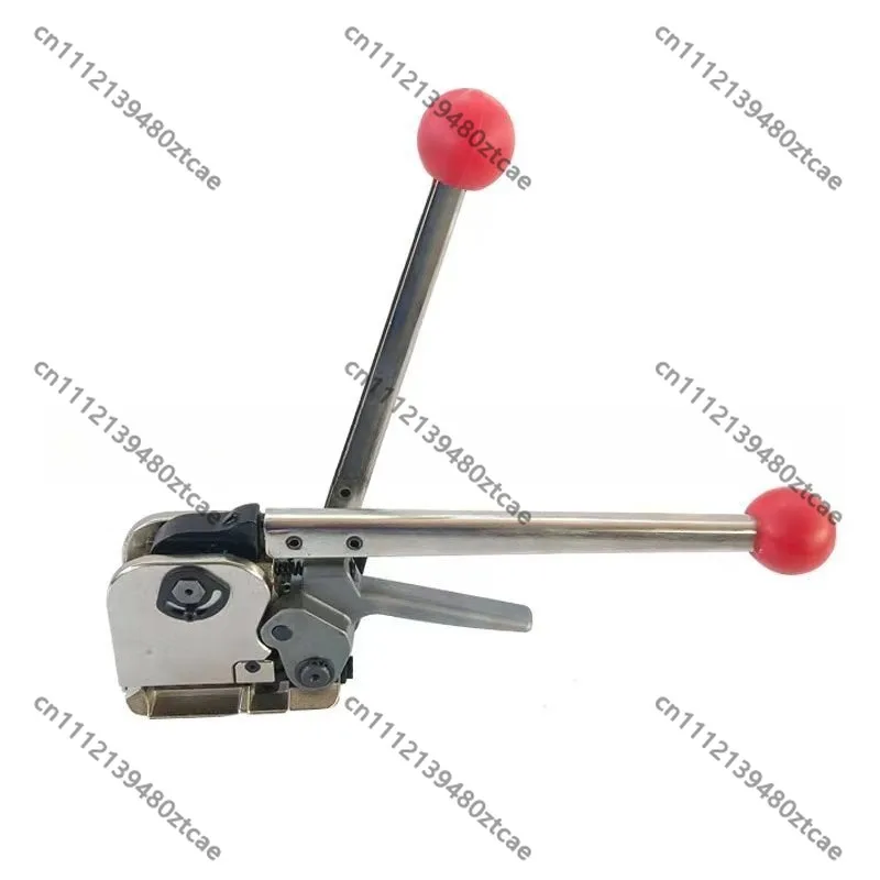 16/19mm Buckle-Free Steel Band Strapping Machine Wear-Resistant Iron Sheet Packing Tool for Heavy Duty Packaging Binding