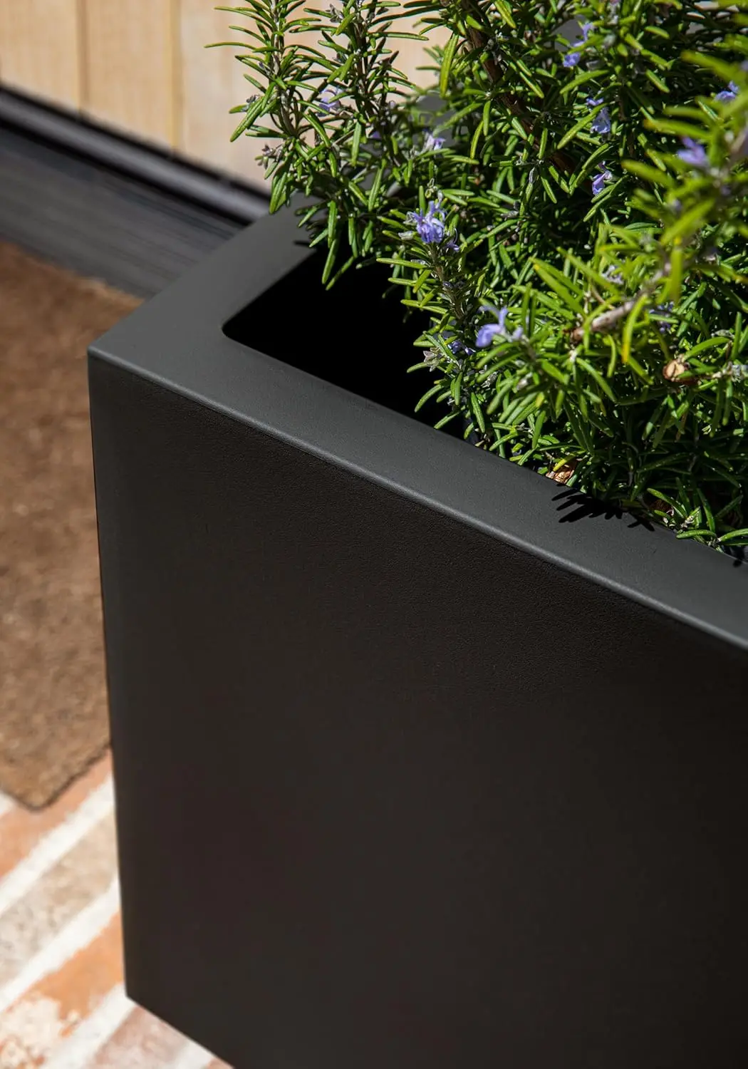 NEW Large Square Planter for Indoor or Outdoor Patio/Garden | Durable All-Weather Use with Drainage Holes | Modern Décor