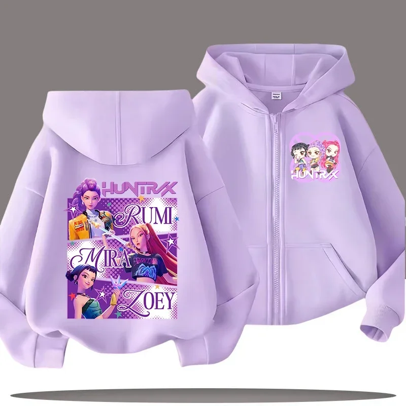 2026 Funny Zip Up Sweatshirts Kp-op Hoodie Children Clothes Kid Girl Boy Sweatshirt Zipper Hoody Baby Casual Top