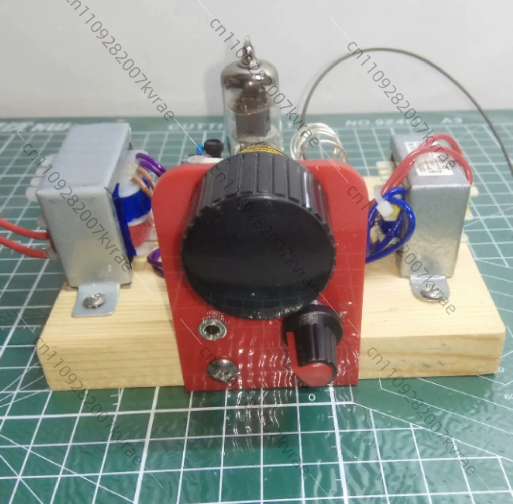 6J1 Vacuum Tube Super Regenerative FM Radio DIY Kit Single Tube FM Audio Receiver Assembly Kit