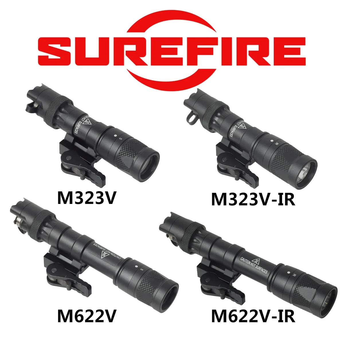 

Страйкбол SureFire M300 M600 M323V M622V M323V-IR M622V-IR Тактический фонарь для разведки, фонарик для оружия, охотничий прожектор M300A, лампа для пистолета