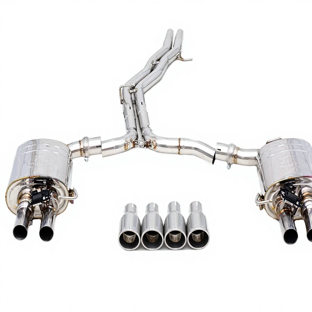 Catback Exhaust Pipes for S6/S7 C8 2.9T Stainless Steel Exhaust Pipe Muffler Escape System Supports Customization - view 3