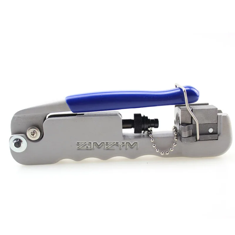 Universal Coax Compression Crimper Tool for F BNC RCA IEC Connectors Compatible with RG6 RG59 RG7 RG11 Coaxial Cable