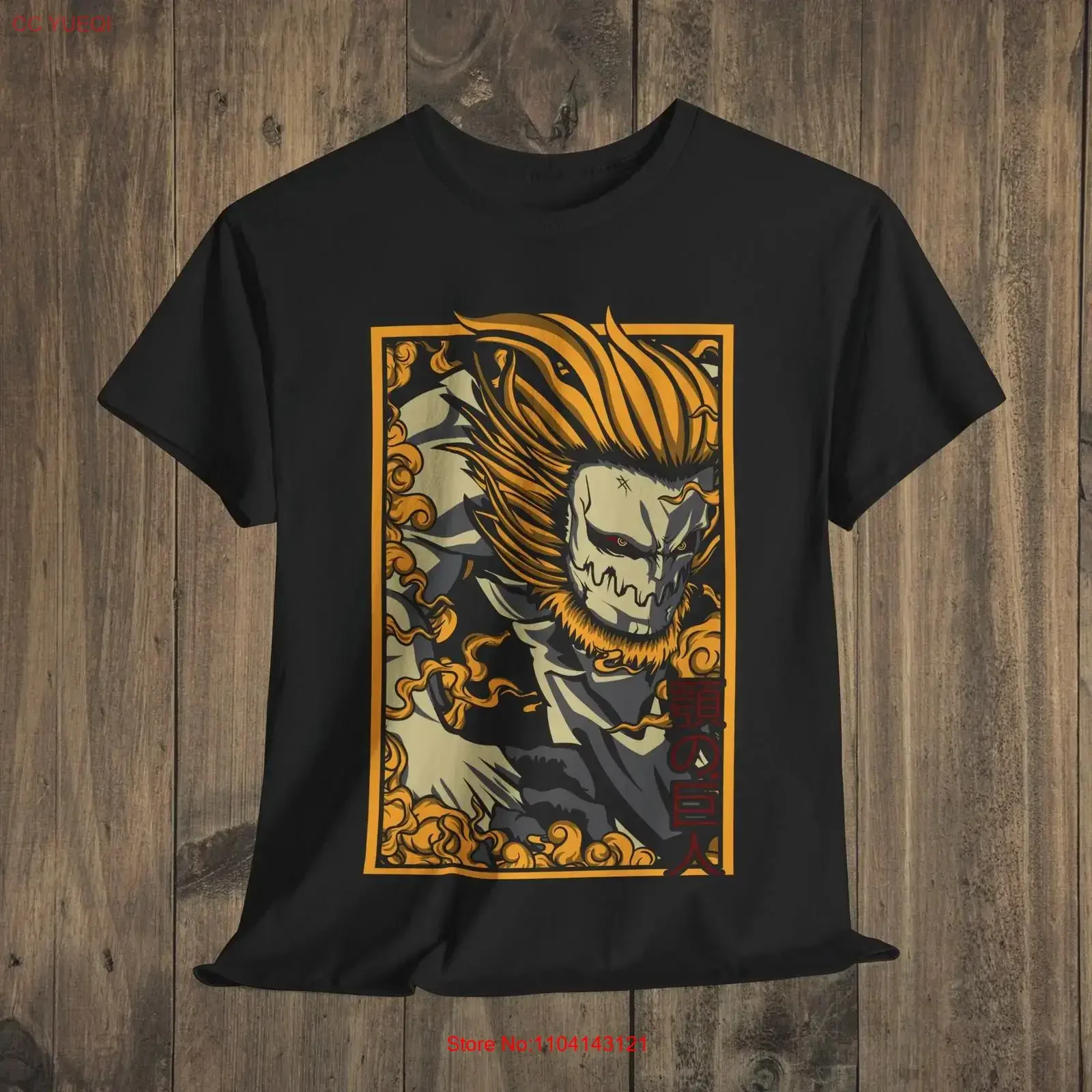 Attack on Titan Anime T-Shirt Aot Manga Fan Vintage Washed Bequem Herren Unisex Atmungsaktiv Streetwear Stilvoll