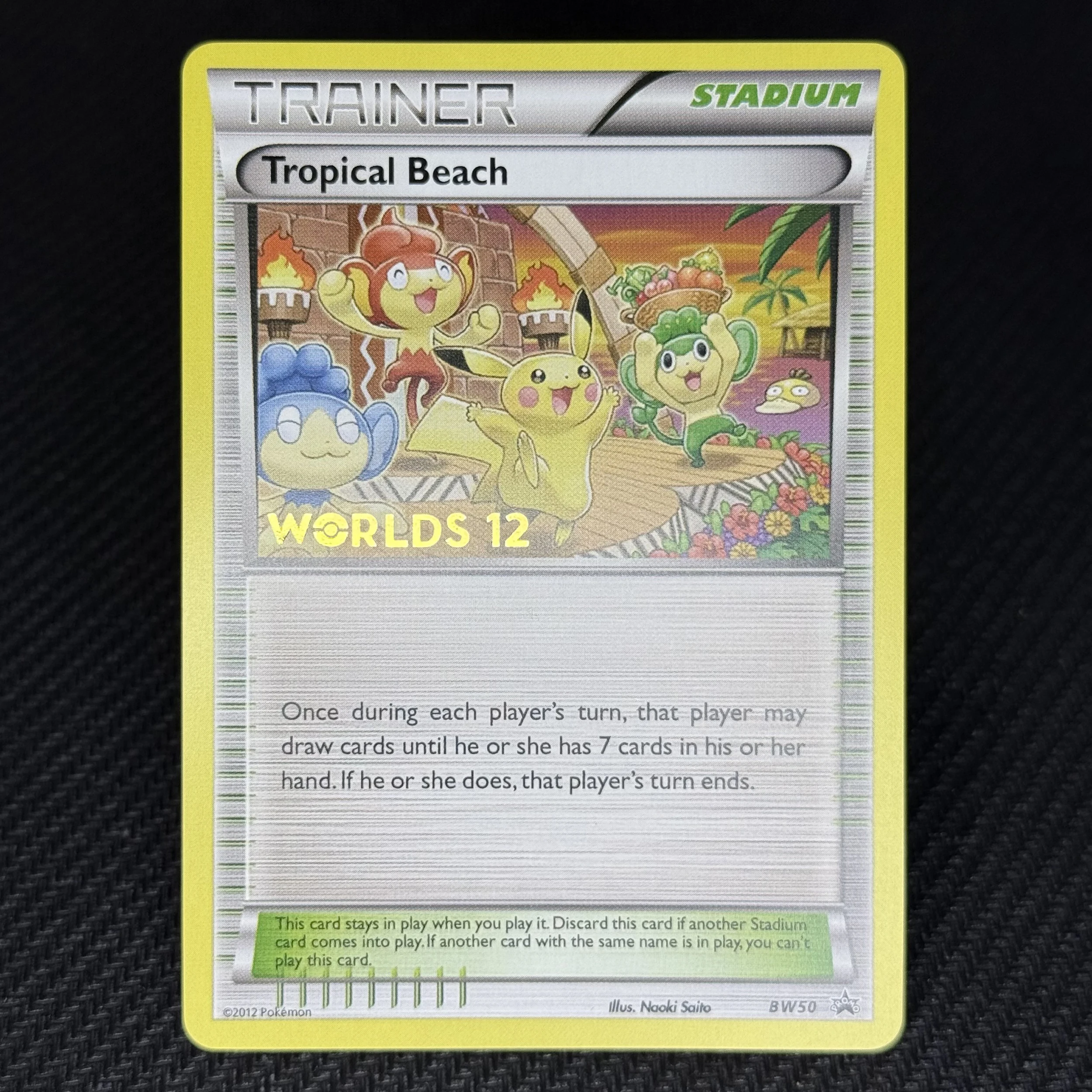 tropical beach pokemon card Pokmon Southern Islands Island ST#2 File Stadium Rarity Tropical pokemon card display
