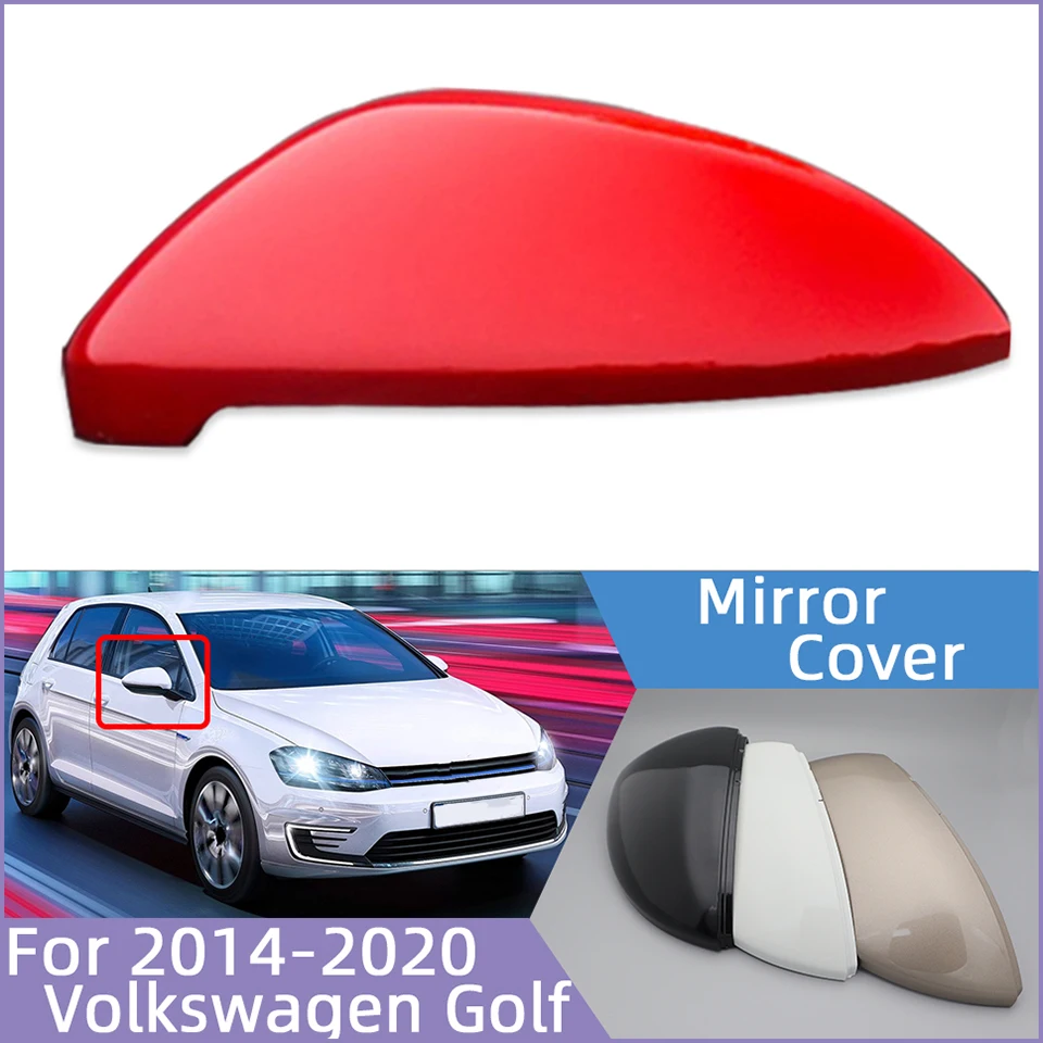 For Volkswagen Golf MK7 7.5 2014 2015 2016 2017 2018 2019 2020 Auto Parts Rearview Mirror Cover Cap Housing Shell Lid Painted