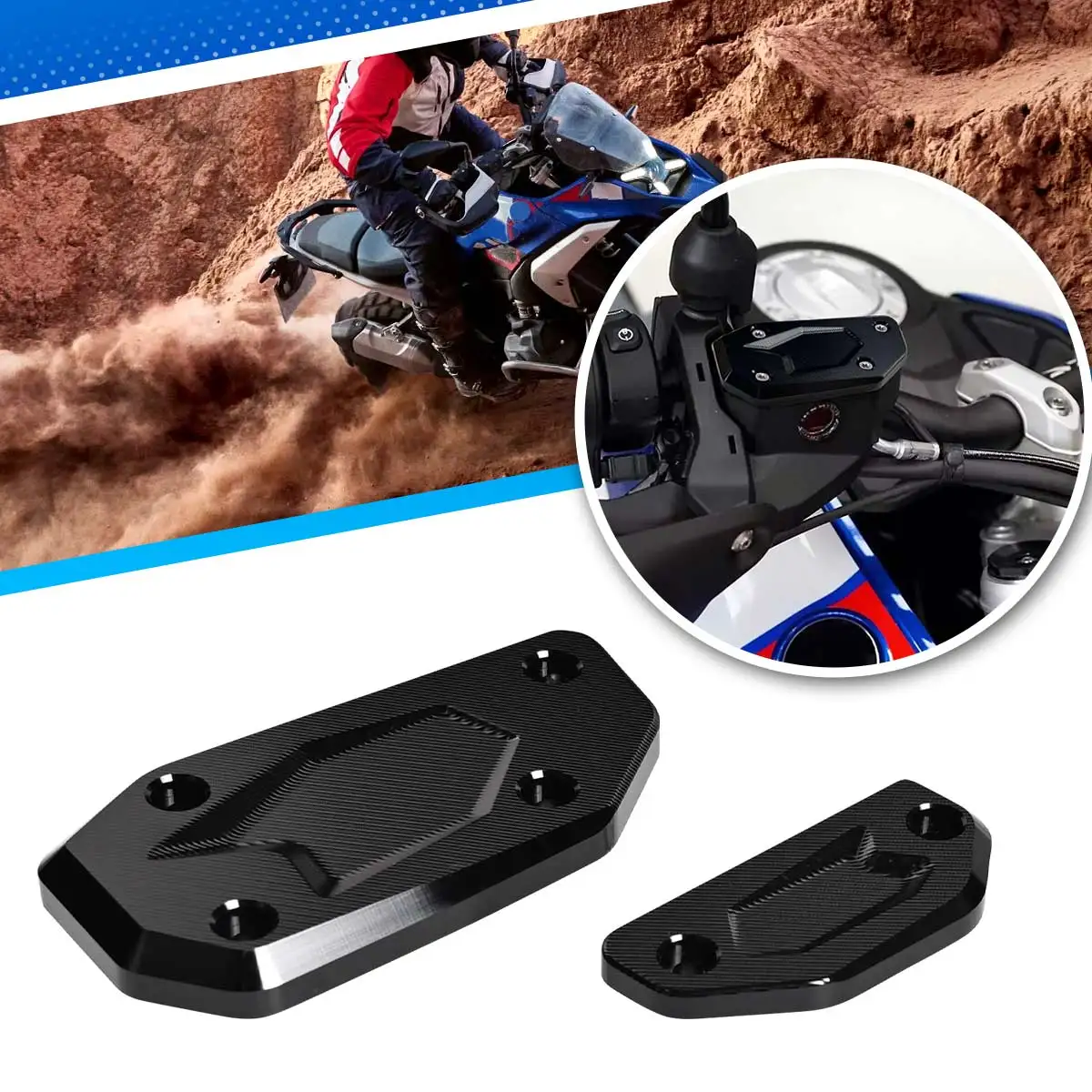 Per BMW R1300GS 2023-2024 Accessorio freno + tappo olio serbatoio frizione