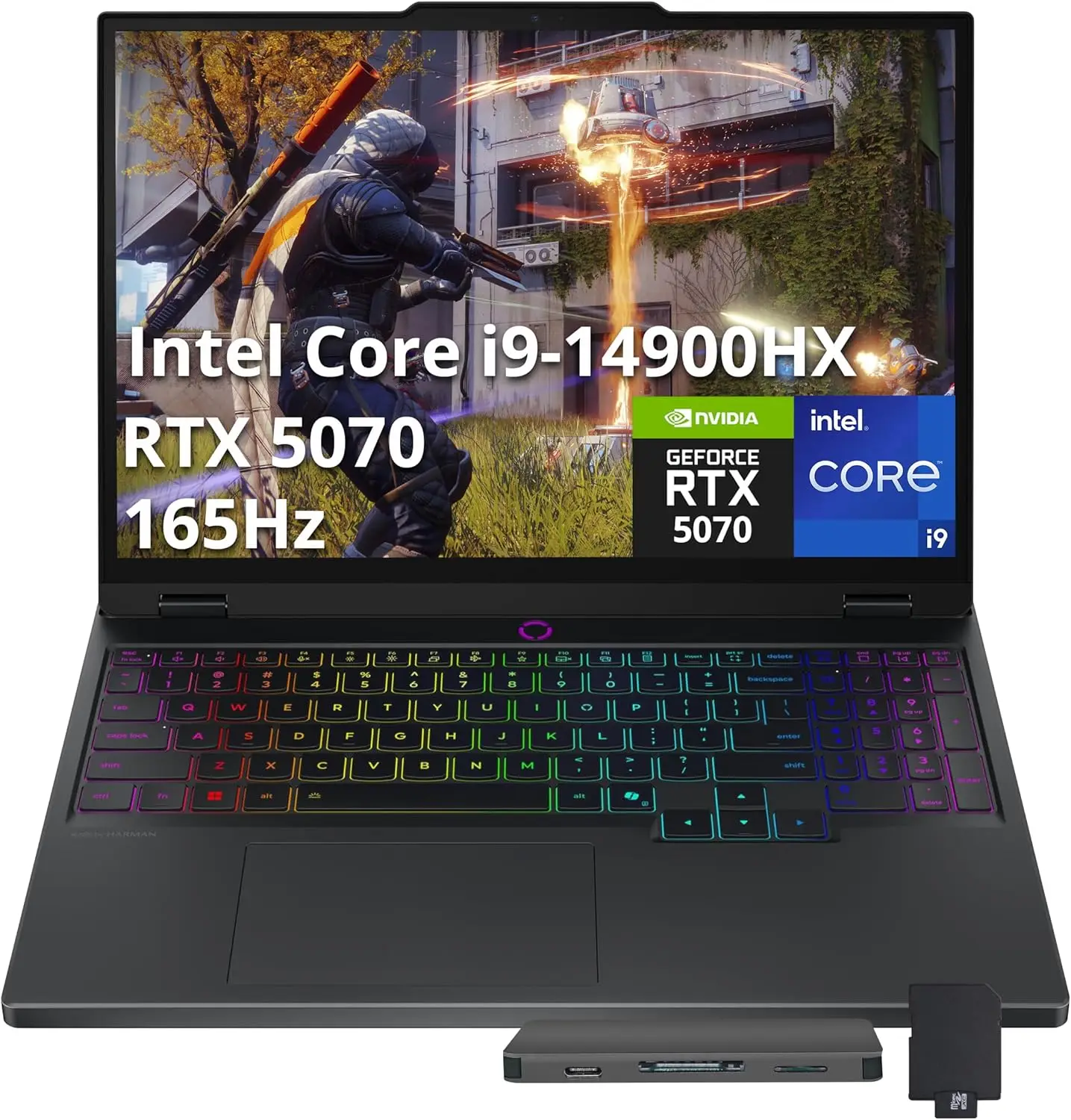 

Игровой ноутбук Lenovo Legion 165 Гц, Intel i9-14900HX, 64 ГБ DDR5, 2 ТБ SSD, NVIDIA GeForce RTX 5070 8 ГБ GDDR7, RGB-подсветка