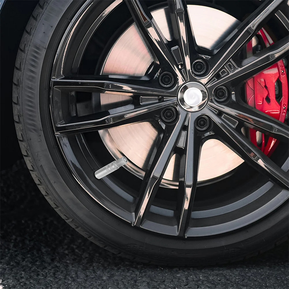 

2Pcs Unicycle Tire Valve Extension Copper Chrome Plated Long Reach for Car Motorcycle Bike Easy Inflation Wheel Valve Stem