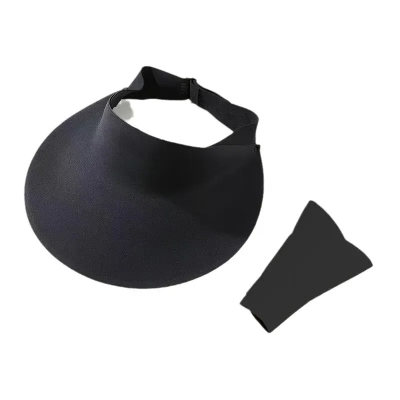 قبعة UPF صيفية لعام 2025، قناع بدون خياطة للأشعة فوق البنفسجية للنساء، قبعة رياضية لركوب الدراجات في الهواء الطلق، تصميم تنحيف الوجه