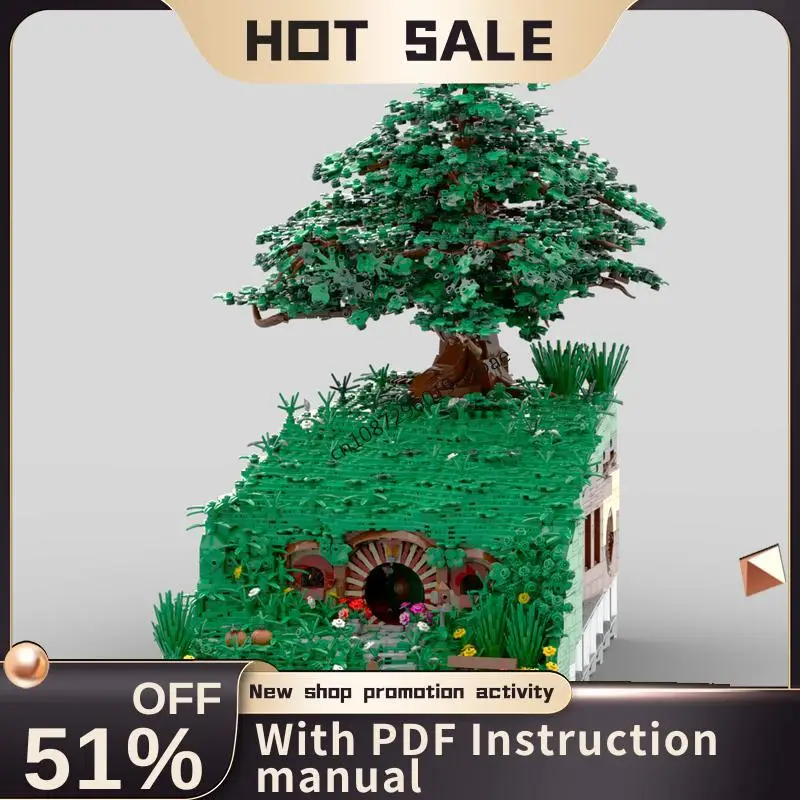 

Новинка, 5786 шт., знаменитая серия фильмов «Кольца», Moc, сумка, торцевая часть, входная модель, индивидуальная головоломка «сделай сам», креативные идеи, детская игрушка, подарок на день рождения