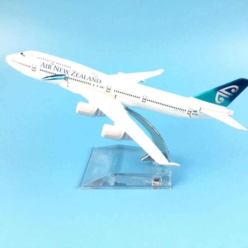 

1:400 Scale Model Toy B747 Air New Zealand B-747 Aircraft Model Passenger Aircraft Alloy Model Decoration Display