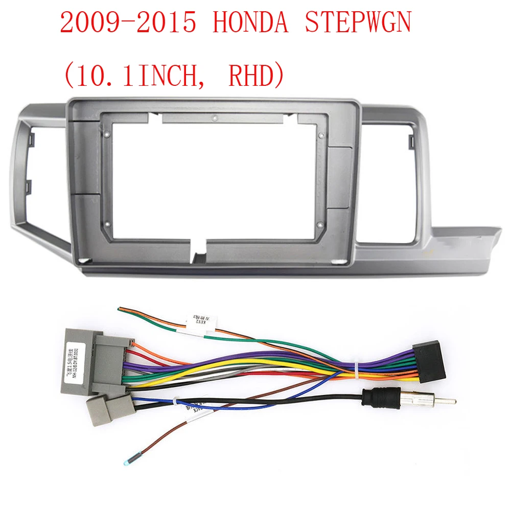 HAOCHEN 10.1 Inch Car Frame Fascia Adapter For Honda Stepwgn Stepwagon 2009-2015 Android Radio Dash Fitting Panel Kit