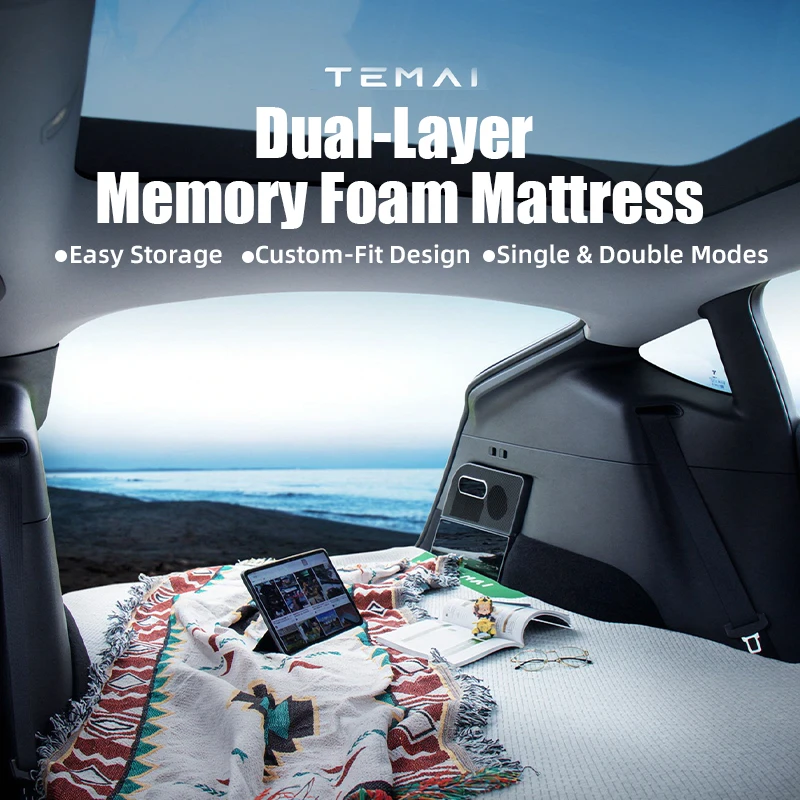 Travel Accessories Comfort - TEMAI Campingmatras voor Tesla Model Y