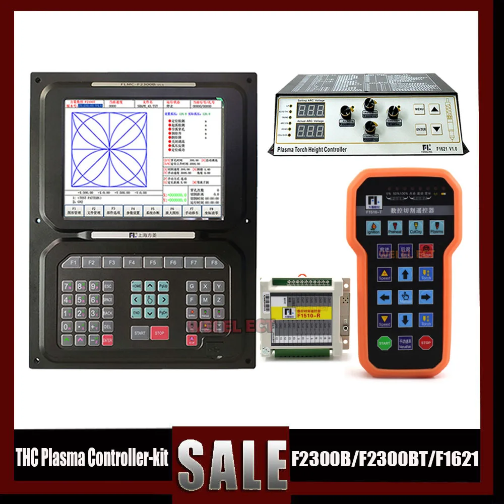 New F2300b F2300btv5.0 Cnc Thc Plasma Controller Kit 2-axis Linkage Cnc System F1521/f1510/f1621 Torch Height Controller