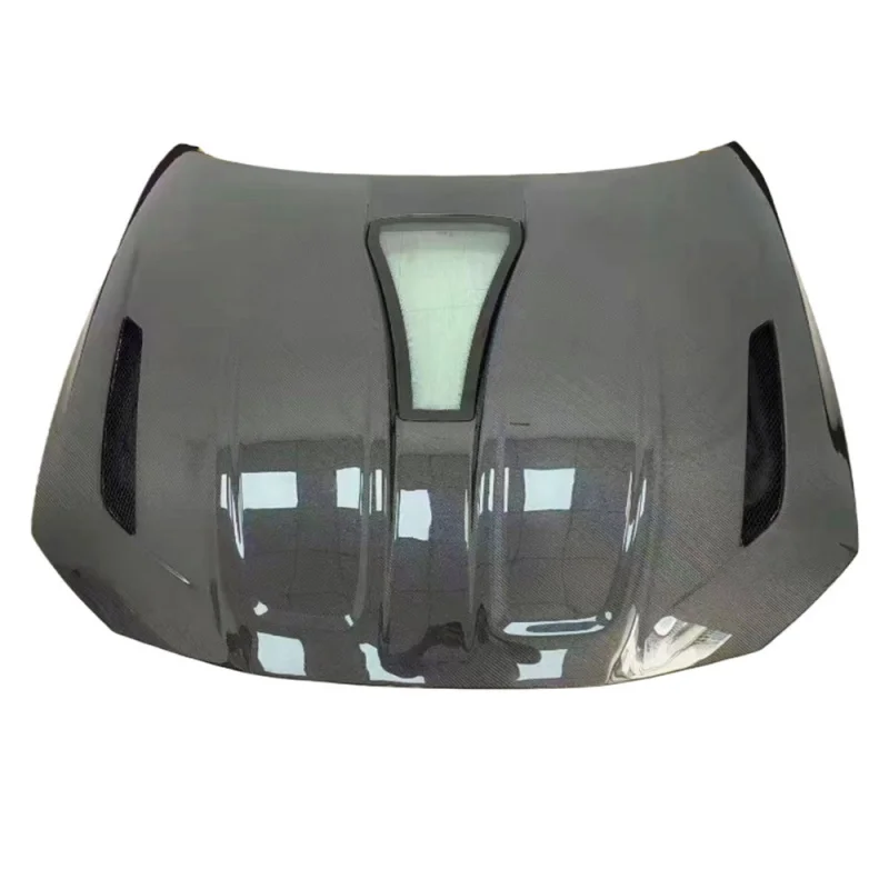 

IMP Style Carbon Fiber Front Bumper Engine Hood Bonnet Cover with Window for BMW G80 G81 G82 G83 M3 M4 2020+