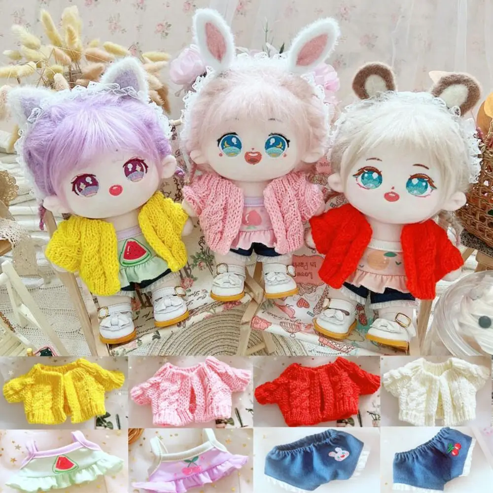 Fashion Doll Sweaters High Quality Multistyles Winter Sweaters Outfits Warm Tops 20cm Cotton Doll/Idol Dolls