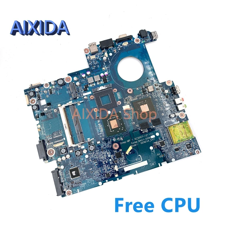 

AIXIDA BA41-00863A Laptop Motherboard for Samsung R700 NP-R700 Main board PM965 GPU onboard DDR2 Free CPU full tested